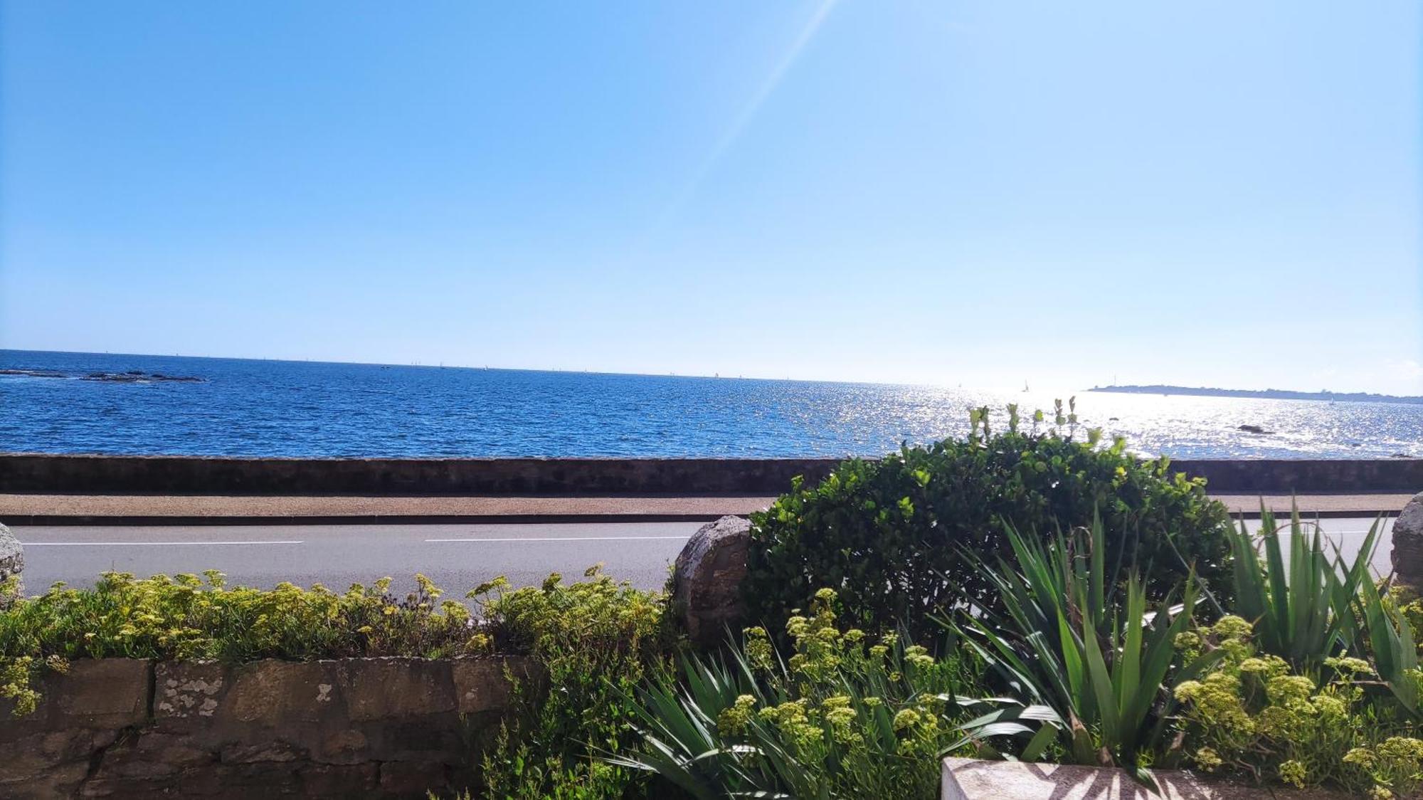 Appartement T3 De 74M2 Tres Lumineux Vue Panoramique Mer Et Plages Concarneau Exterior foto